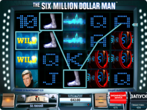 играть в игровой автомат The Six Million Dollar Man